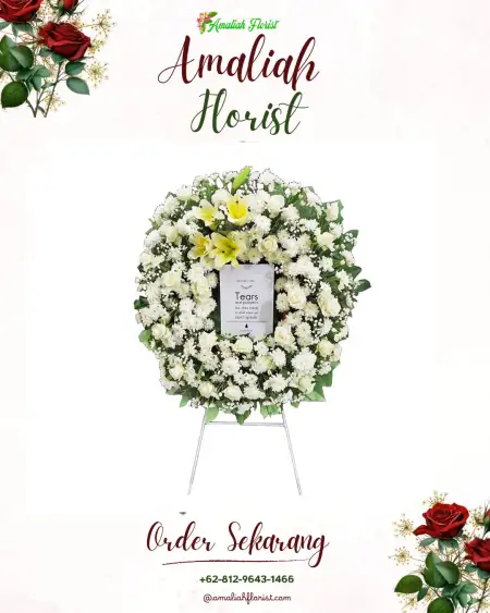 Krans Bunga Duka Dersansari Suruh